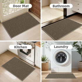 StepAura washable door mat, easy to shake, vacuum, or rinse for quick maintenance.