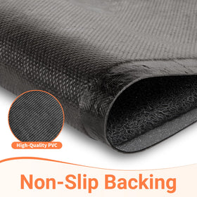StepLively door mat is easy to clean with shaking, sweeping, or rinsing.