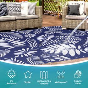 StepRite rv rug portable design, easy to roll up after camping or road trips.