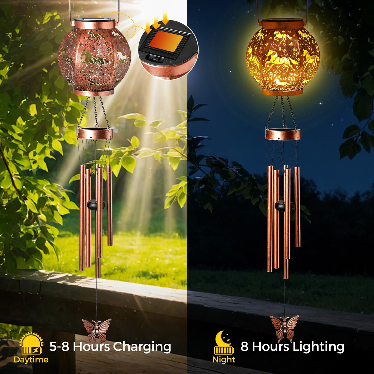 STF ShangTianFeng sunroom wind chime as decor