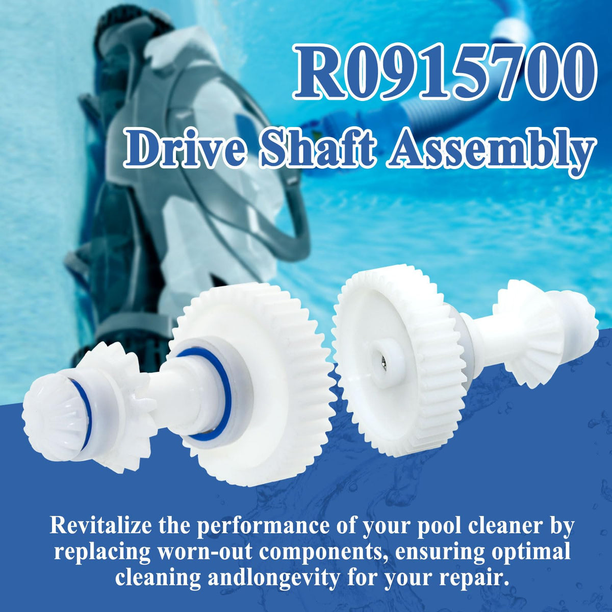 Sthangbig drive shaft assembly made from durable plastic for extended service life.