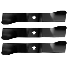 Sthovd lawn mower blade for Husqvarna 48-inch deck showing compatibility and efficiency.