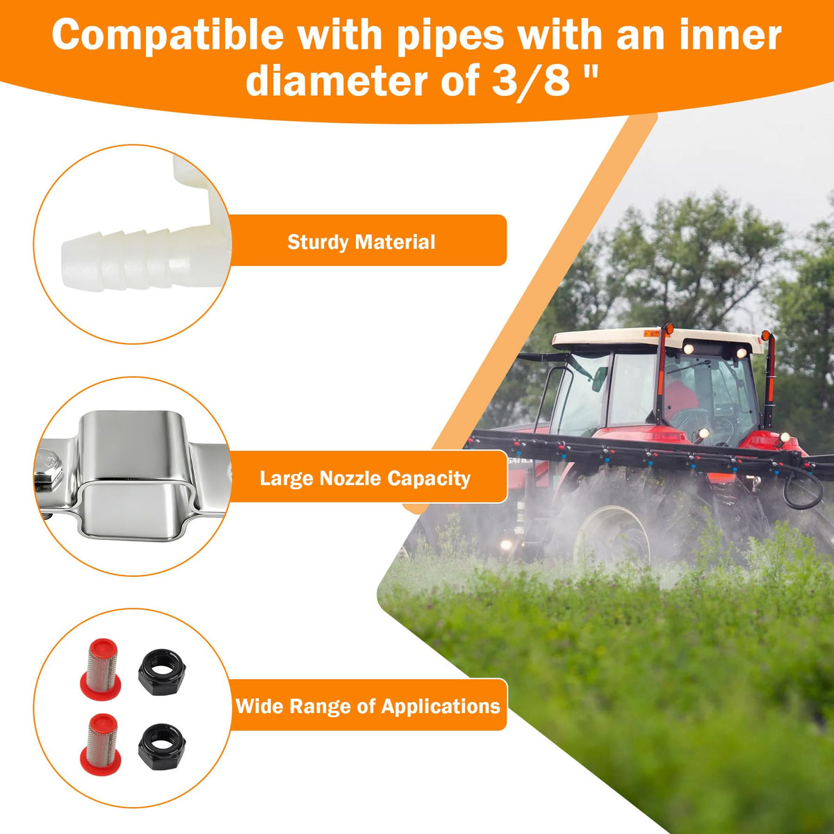 Sthovd 50-mesh tip screens ensure clean spray and longer nozzle life
