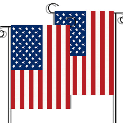 Sticro American Flag Garden Flag 12x18 for yard display with bold colors.