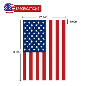 Sticro double-sided flag with bright colors visible from both sides.