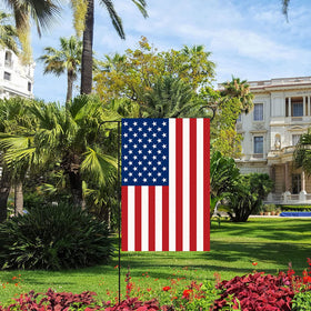 Sticro outdoor yard banner fits standard flagpoles for easy setup.