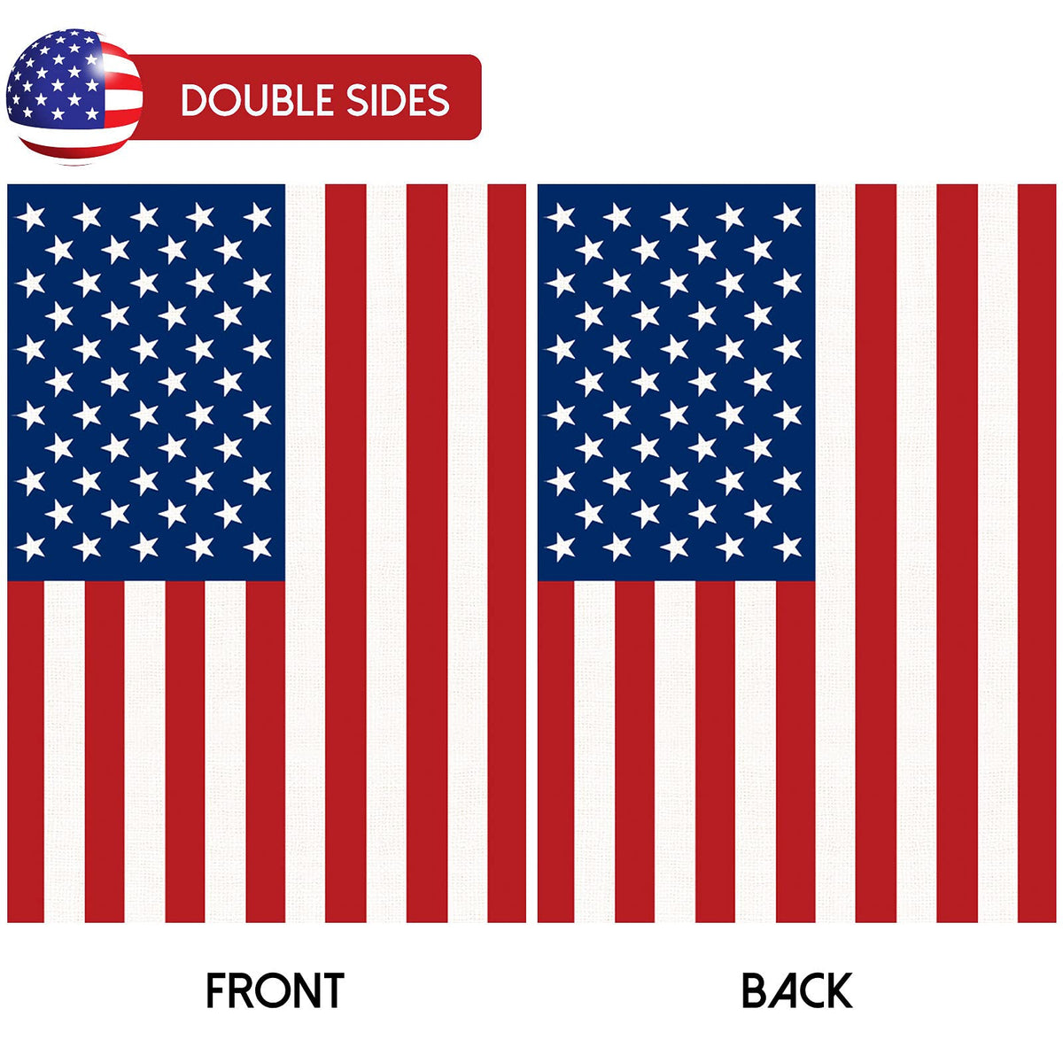 Sticro patriotic garden decor flag for Memorial Day and July 4th.