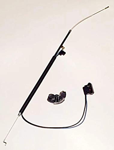 Stihl 4180 throttle cable close-up; OEM quality for reliable operation.