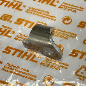 Stihl chain catcher installed on a saw showing reliable alignment