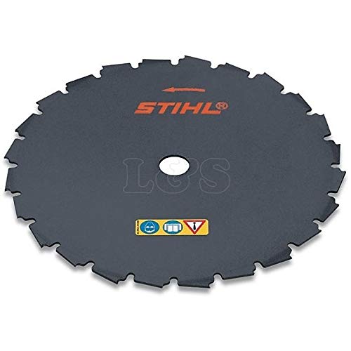 Stihl chisel tooth 200-22 blade for brushcutters, ideal for woody bushes and thin trunks.