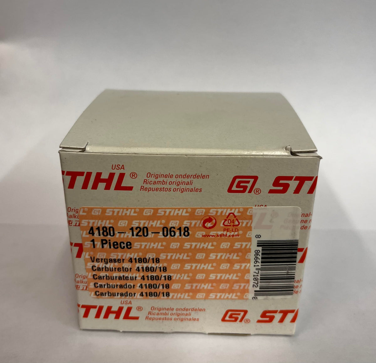 Stihl FS91R carburetor ready for replacement to help smooth operation.