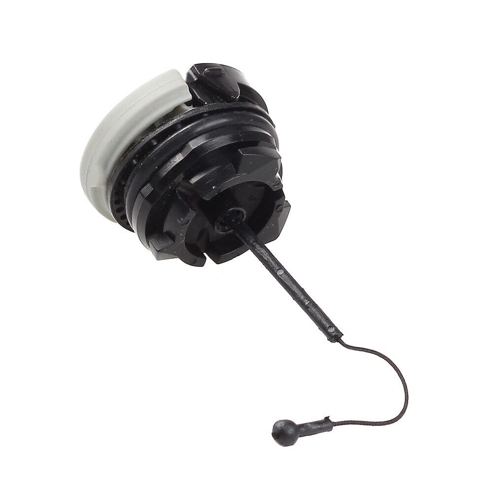 Stihl fuel filler cap installation view, OEM fit for MS 311 and MS 391 models