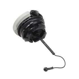 Stihl fuel filler cap installation view, OEM fit for MS 311 and MS 391 models