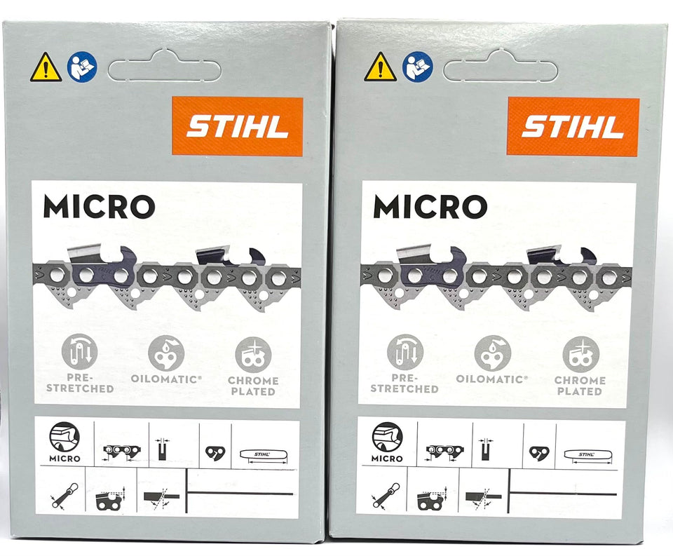 Stihl Picco Mini Oilomatic chain, 16-inch, 55 drive links, for smooth cuts and easy installation