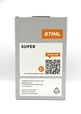 Rapid Super chain on bar enables efficient cutting and quick results.
