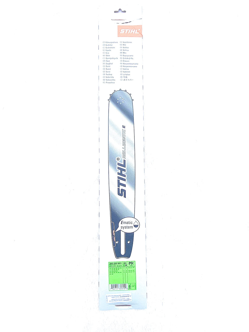 STIHL Rollomatic E laminated bar - 20-inch guide bar for precise, efficient cutting in mid-range to professional work
