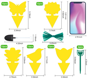 Stingmon gnat trap for houseplants uses bright lure to attract gnats.