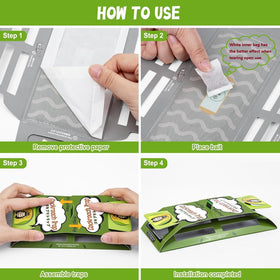 Stingmon Trap multi-entry design attracts roaches from every direction.