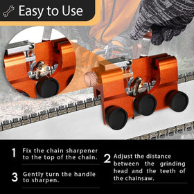 STKR carbide cutter assembly delivers efficient sharpening with tungsten burr precision.