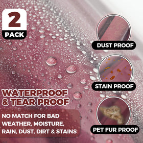 Storage Standard rugged protection guards umbrellas during winter storage.