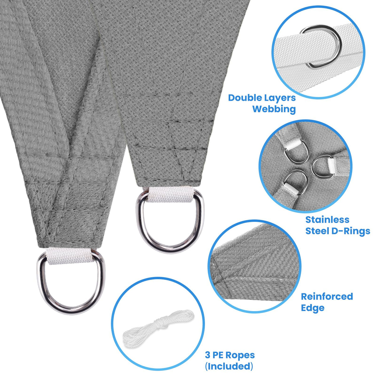 StorageTastic breathable 185gsm fabric keeps areas cooler.
