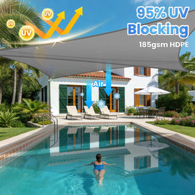 StorageTastic curved edges create a taut, wind-resistant shade.