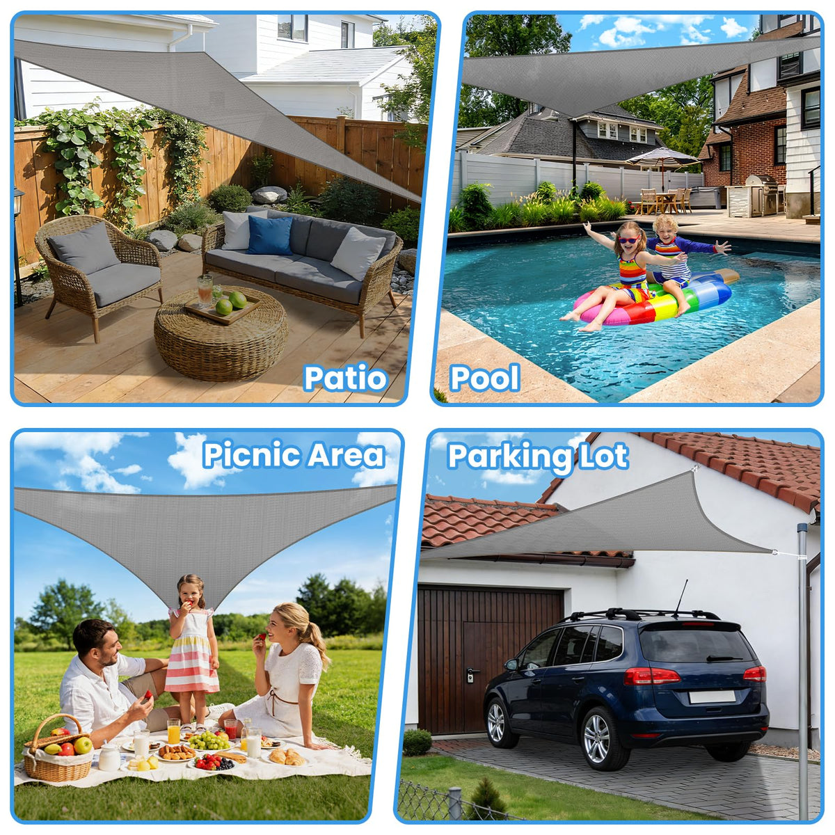 StorageTastic outdoor shade for patios, decks, and gardens.