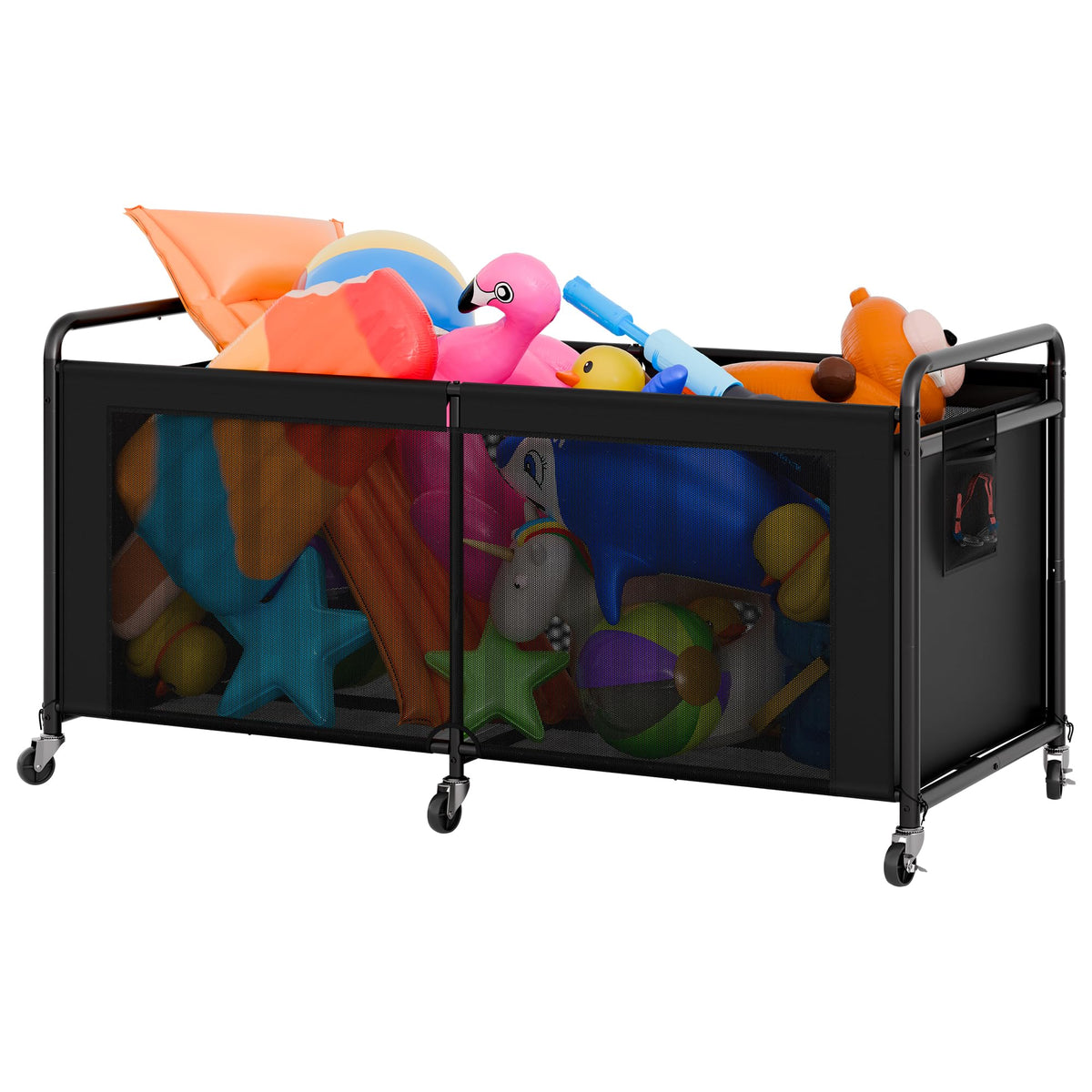 StorageWorks 295Gallon pool float storage with wheels keeps bulky floats neatly organized.