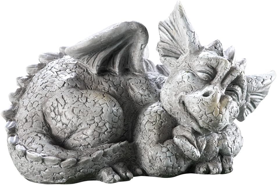 Storchenbeck sleeping dragon garden ornament complements patios and entrances