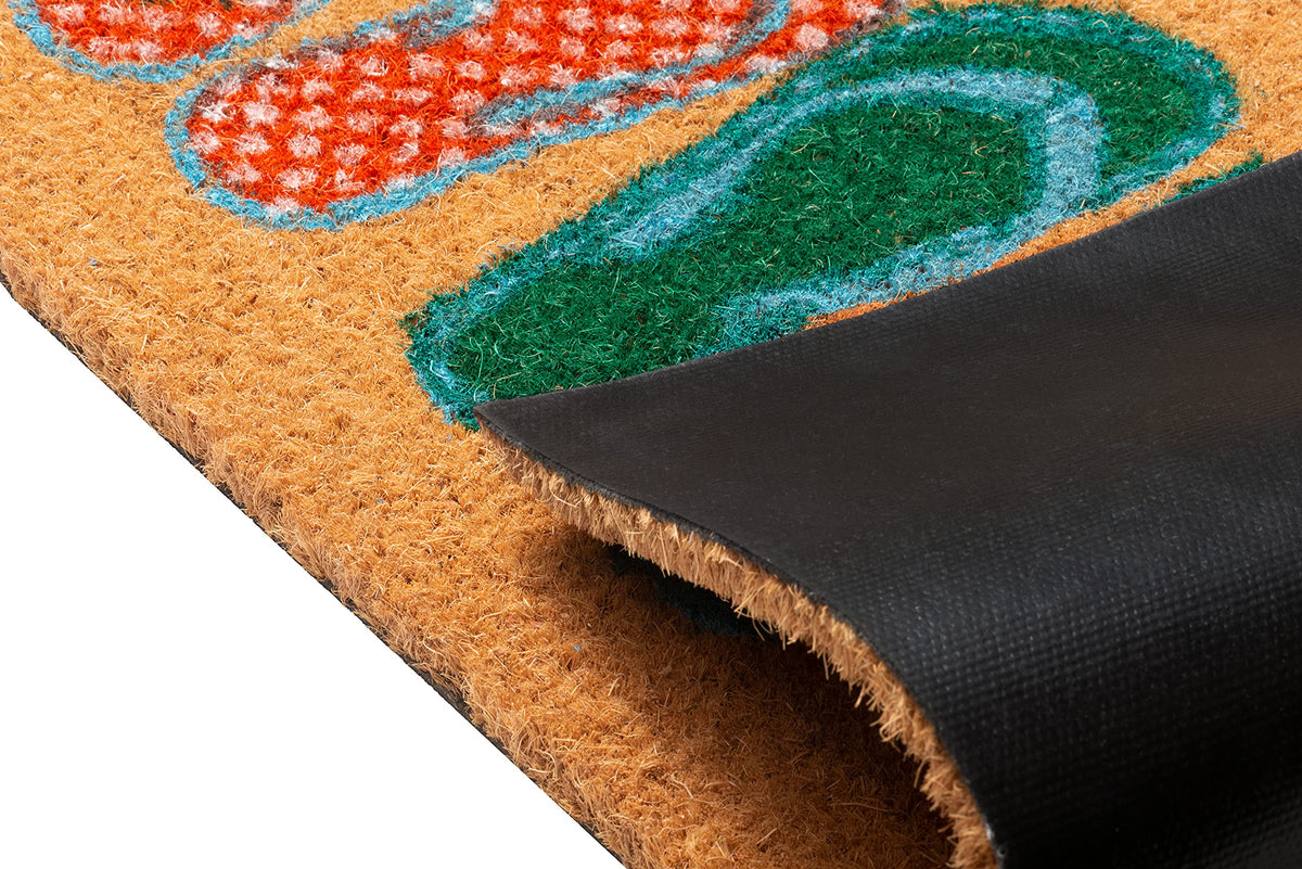 Storm Stopper durable all-weather mat stands up to pet traffic.