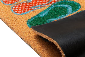 Storm Stopper durable all-weather mat stands up to pet traffic.