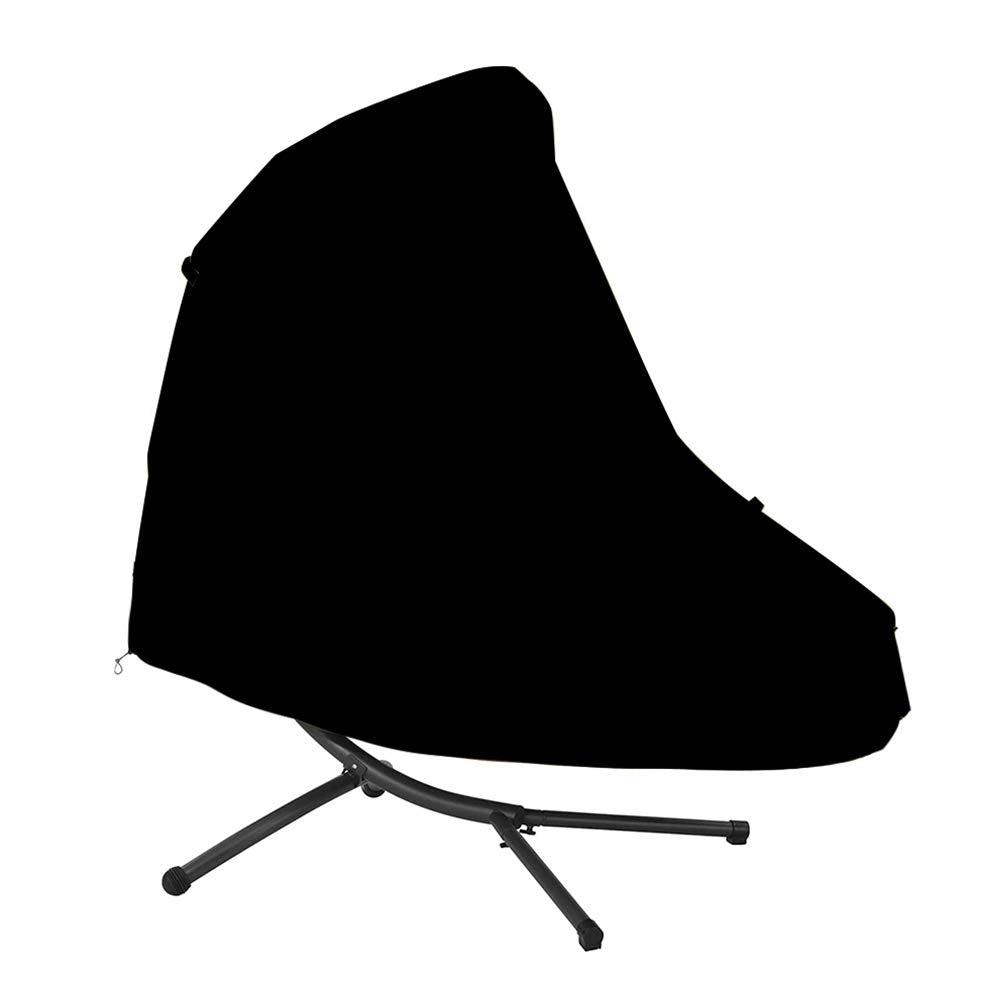 StorMaster 73-inch hanging chaise cover in front view protects against rain and wind.