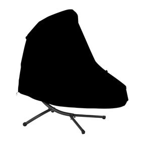 StorMaster 73-inch hanging chaise cover in front view protects against rain and wind.