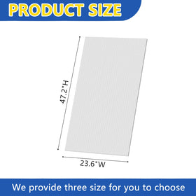 Storystore polycarbonate panel double-wall for insulation and temperature stability.