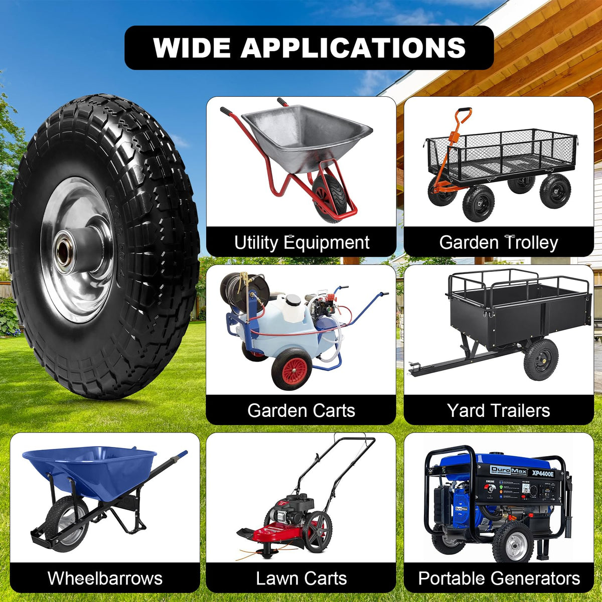 Storystore 4-pack keeps spare wheels ready for home and professional use.