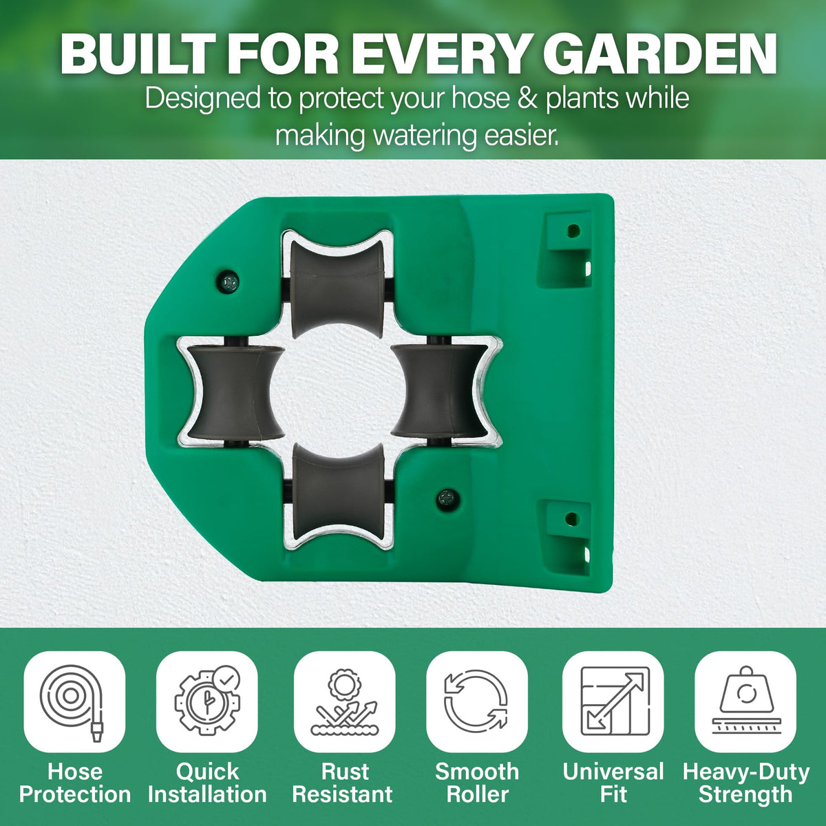 STOWBERRY Garden Hose Guide Garden Watering Ease simplifies corner watering around borders.