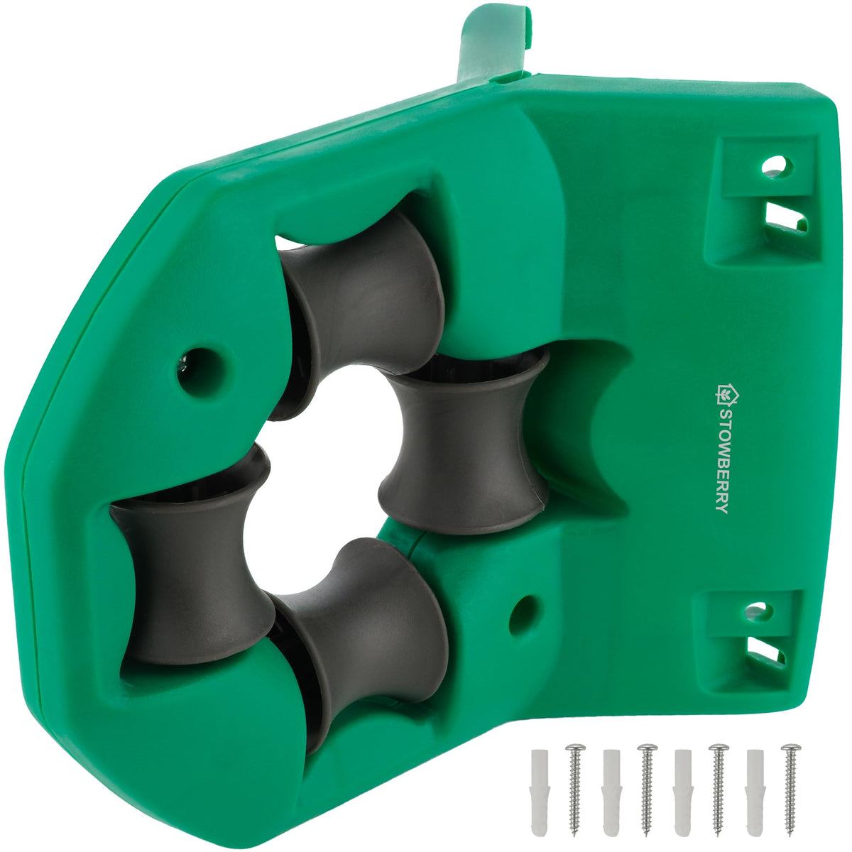 STOWBERRY Garden Hose Guide Smooth Rolling Roller for effortless watering.