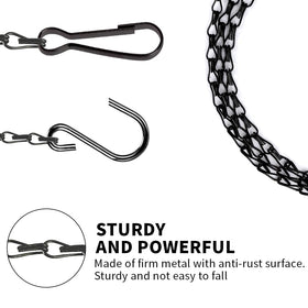 STPIYFZU-black weatherproof iron finish resists rust for outdoor use.
