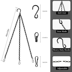 STPIYFZU chain hook 2-inch for secure decoration attachment.