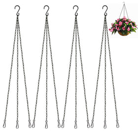 STPIYFZU hanging basket chain 16-inch for versatile indoor and outdoor use.