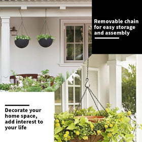 STPIYFZU-three-strand design increases weight-bearing capacity for heavy planters.