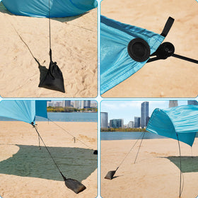Strdfeve 600D oxford sandbags provide weight and stability without bulk.