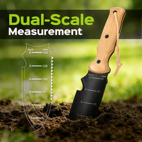 STRFOG serrated edge cuts thick roots with ease.