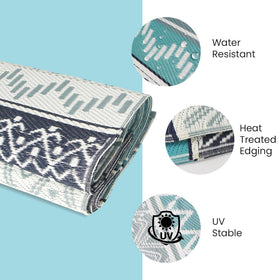Strickland Home double-sided patterns for versatile indoor and outdoor decor.