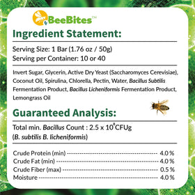 STRONG MICROBIALS BeeBites packaging indicates USA-made formulation by experts.