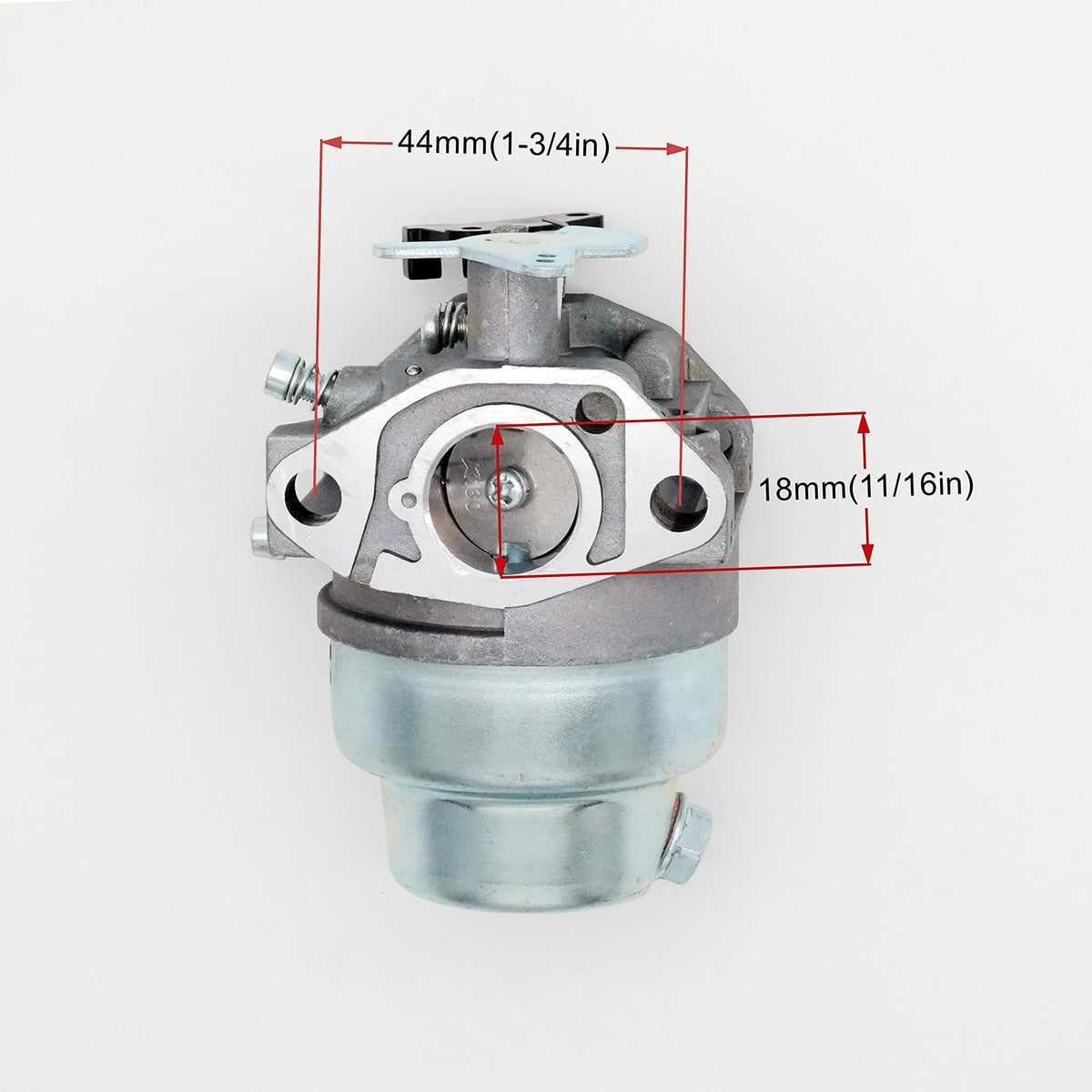 Strongthium carburetor side view highlights easy mounting