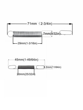 Strongthium air vane spring set improves carburetor response on small engines.