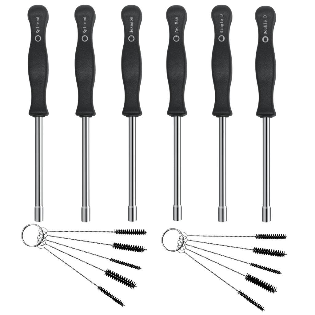 Strongthium carb tool with 21-teeth splined tip for precise adjustments.