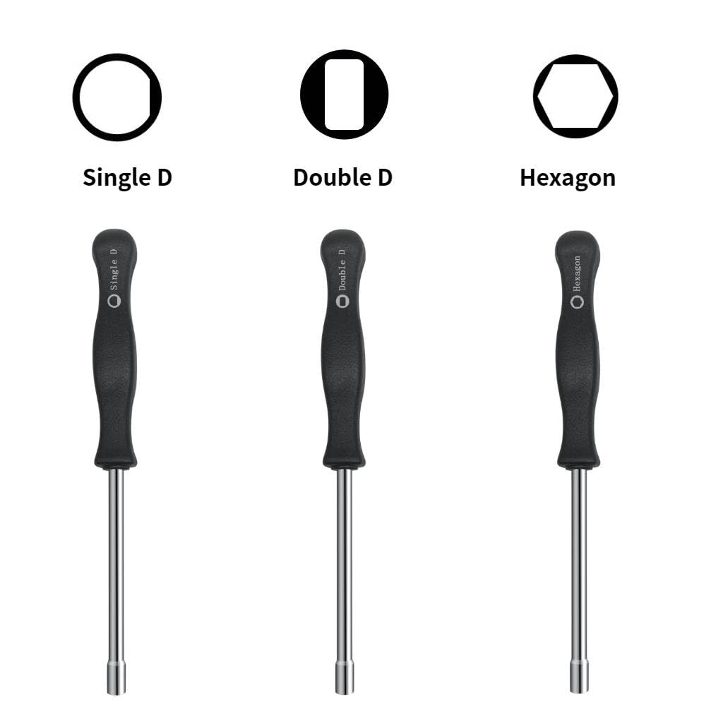 Strongthium hexagon tip for stable engagement with multiple carburetor screws.