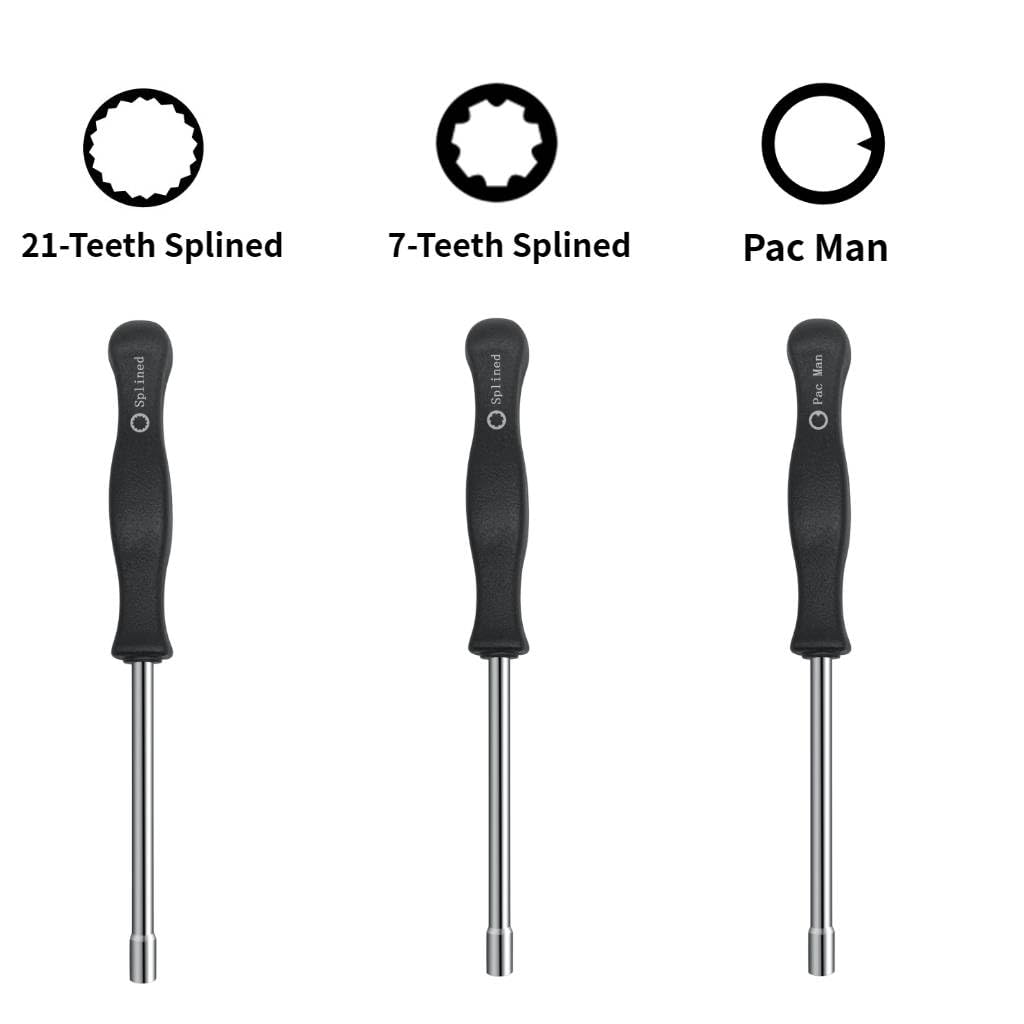Strongthium Pac Man tip enables quick turns in tight carburetor slots.